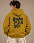 Dream Plan Do! Unisex Cotton Hoodie – 300 GSM Brushed Fleece | Regular Fit