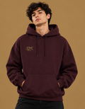 Oni Samurai Graphic Hoodie – Premium Maroon Unisex Sweatshirt
