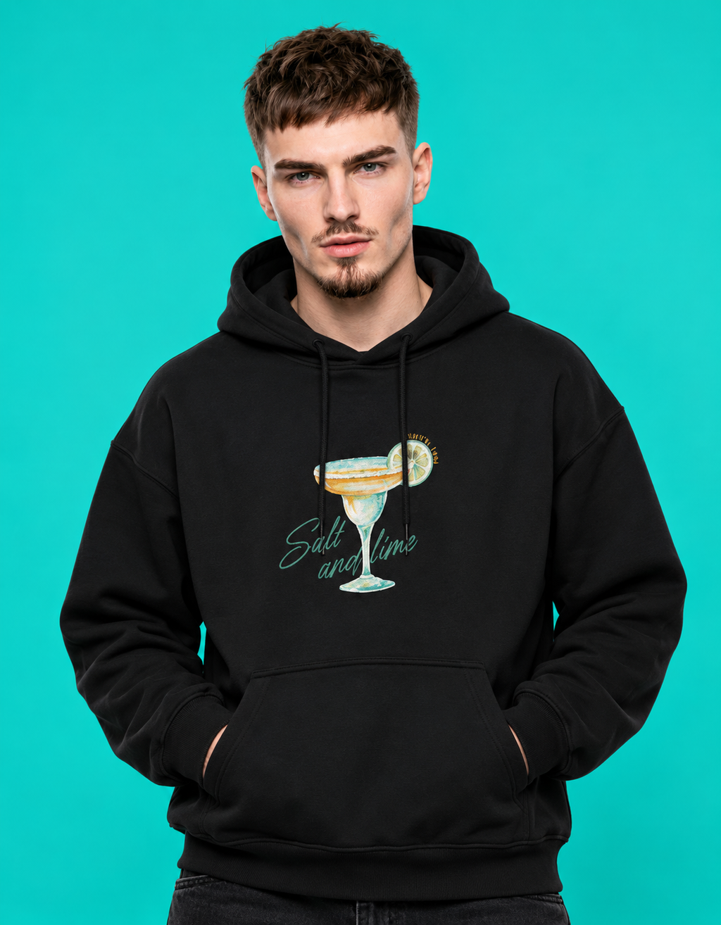 Oysters Layer Club Black Oversized Hoodie – Premium Graphic Printed Sweatshirt